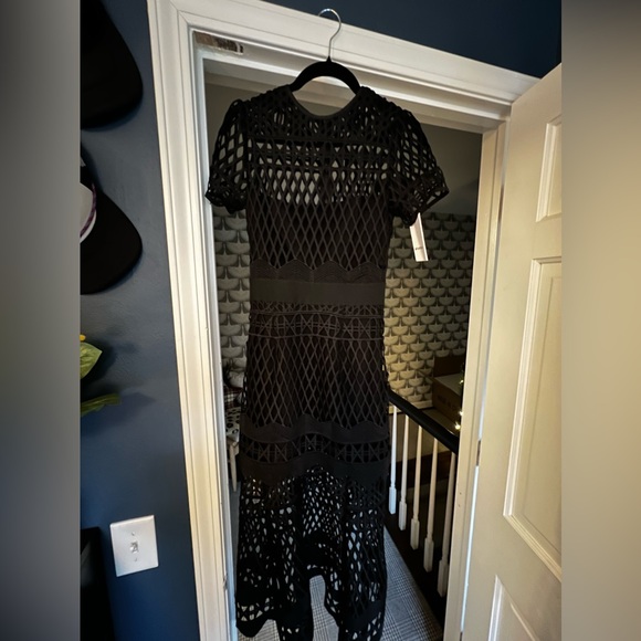Self Portrait Cutwork Layered dress size 0 NWT - Picture 7 of 11